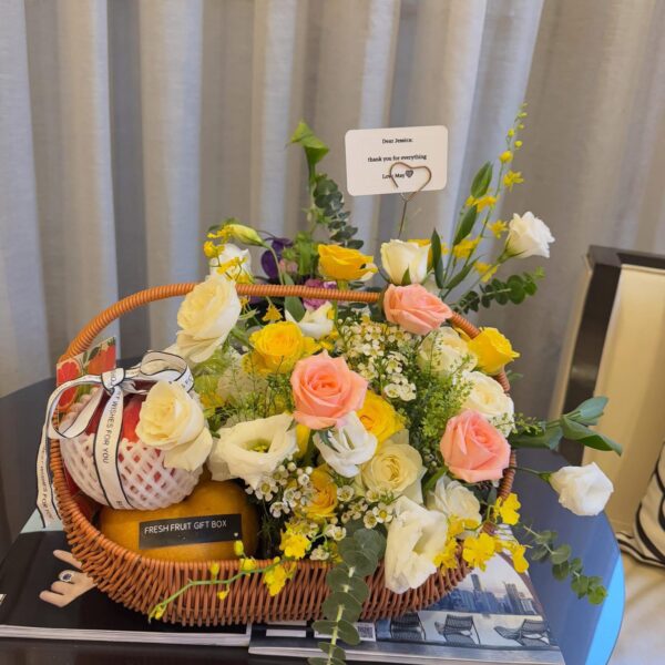 IMG_0132 韓式風格花禮籃