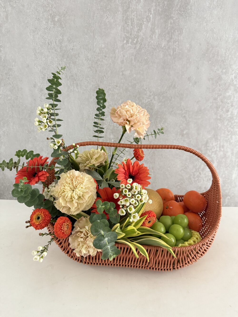 IMG_6836 喜氣洋洋橘色果籃