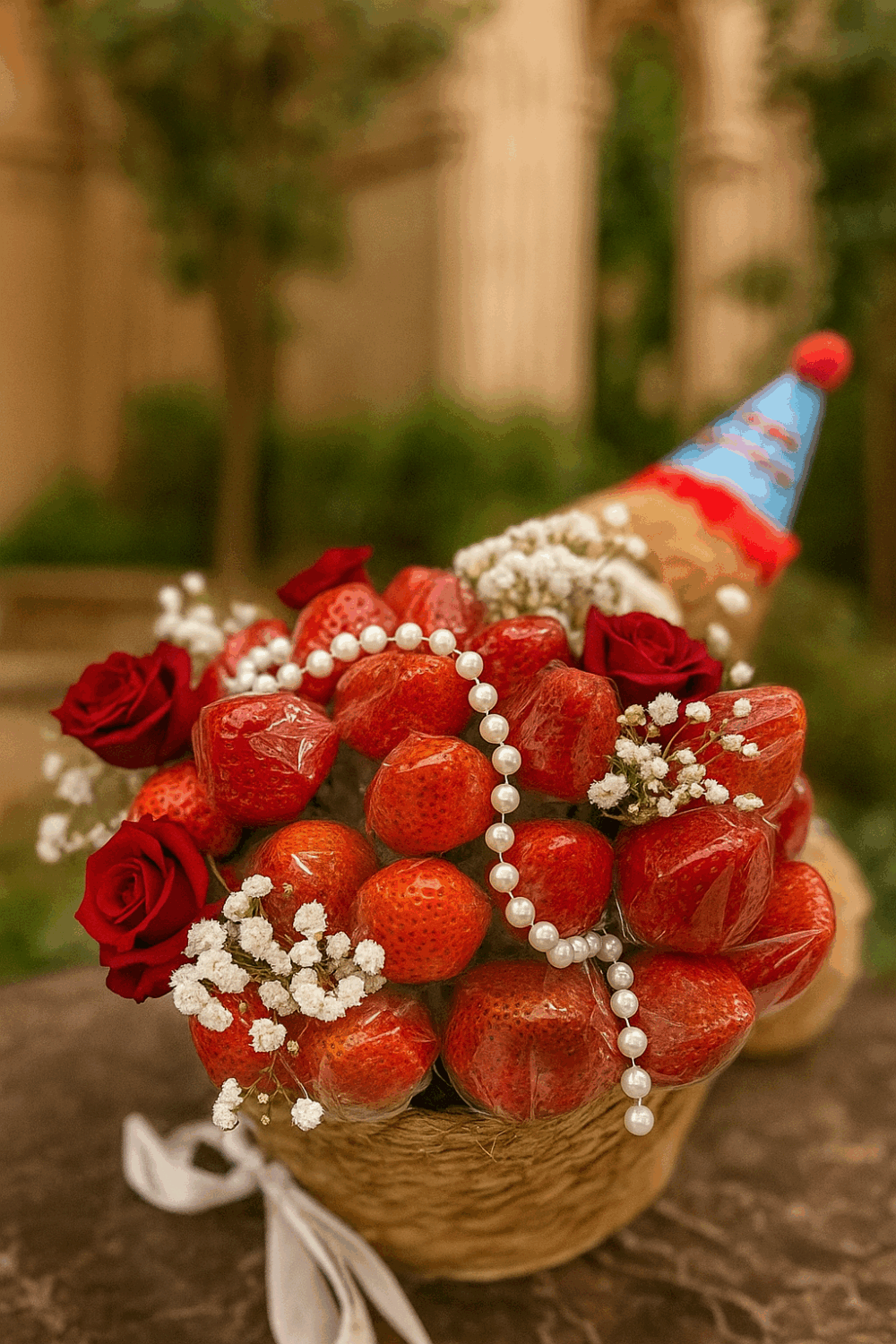 冬季限定-草莓熊抱桶