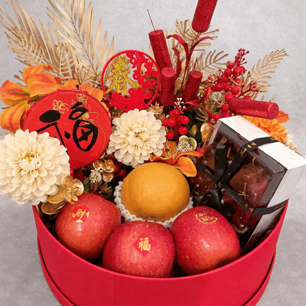 歲歲福安・過年水果花禮