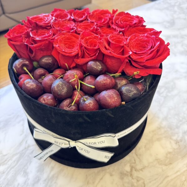 炙愛紅玫・進口紅玫瑰櫻桃禮盒